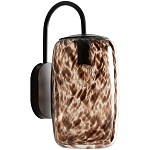 Бра с плафоном из янтарного стекла Amber Olmos Wall Lamp варинант исполнения - 1 | Loft Concept в Грозном