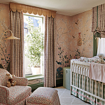 Обои ручная роспись Cecily pink варинант исполнения - 3 | Loft Concept в Грозном