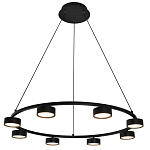 Люстра подвесная круглая черная Black Light Fixtures варинант исполнения - 1 | Loft Concept в Грозном