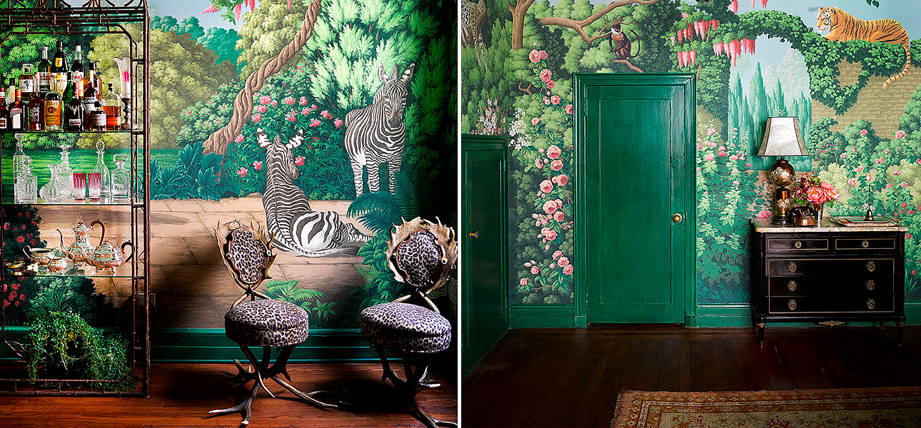 Обои ручная роспись Magical Menagerie Special Colourway on scenic paper Обои ручная роспись Magical Menagerie Special Colourway on scenic paper - Loft-Concept в Грозном