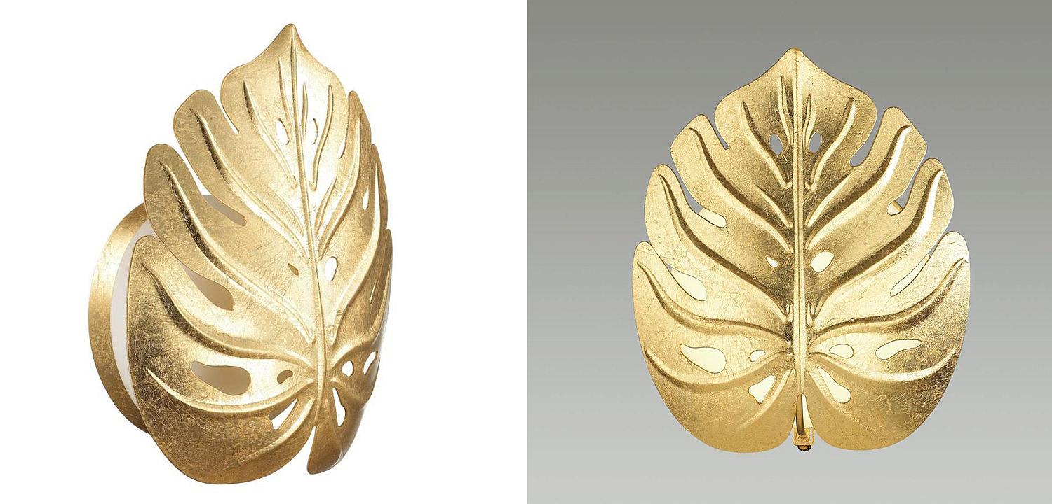 Бра Gold Monstera Leaf Бра Gold Monstera Leaf - Loft-Concept в Грозном