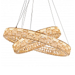 Люстра на 2 кольца с текстурной огранкой Reflection of Reality варинант исполнения - 2 | Loft Concept в Грозном