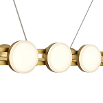 Люстра овальная с круглыми светодиодными источниками света Maxine Light варинант исполнения - 6 | Loft Concept в Грозном