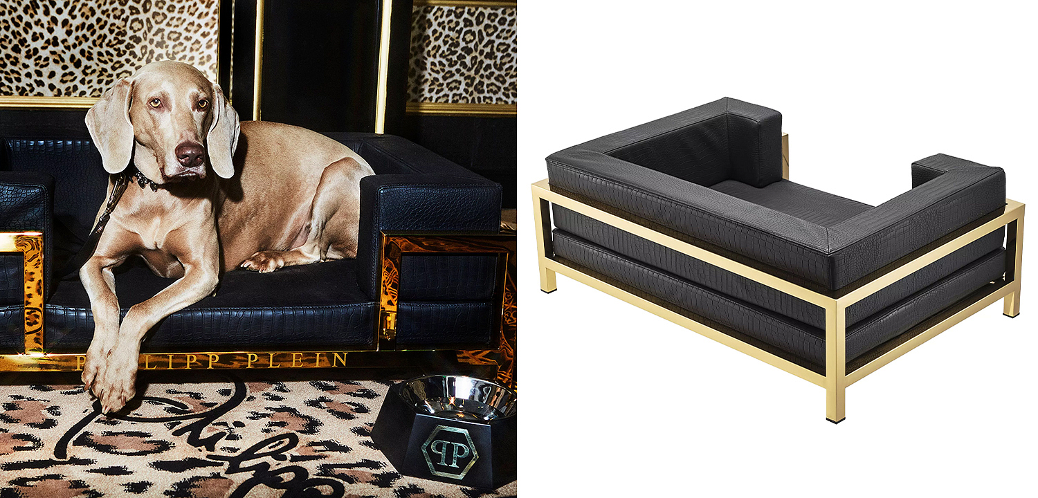 Лежанка для домашних животных Philipp Plein Dogbed High Conic Limited XL Gold Лежанка для домашних животных Philipp Plein Dogbed High Conic Limited XL Gold - Loft-Concept в Грозном