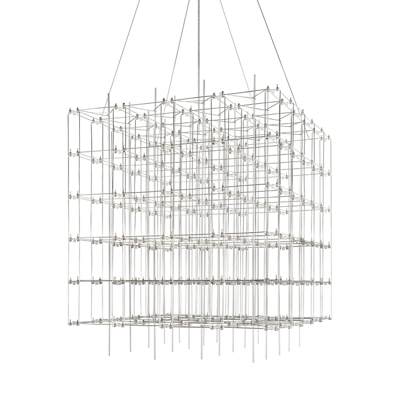 Подвесной светильник Fascinating Matrix Хром в Грозном | Loft Concept 