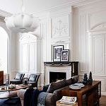 Подвесной светильник с белым фигурным абажуром и мягкими волнистыми краями Cloud Motion  варинант исполнения - 20 | Loft Concept в Грозном