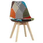 Стул с обивкой в стиле пэчворк Arvika варинант исполнения - 1 | Loft Concept в Грозном