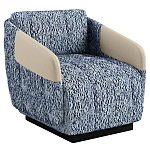 Дизайнерское Кресло William с кожаными подлокотниками  варинант исполнения - 1 | Loft Concept в Грозном