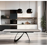 Стол обеденный раскладной керамический Natural Beauty Ceramics варинант исполнения - 5 | Loft Concept в Грозном