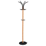 Вешалка с круглым основанием и черными металлическими крючками Industrial Metal Rust варинант исполнения - 1 | Loft Concept в Грозном