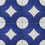 Дизайнерская плитка с узором Восьмерки варинант исполнения - 1 | Loft Concept в Грозном