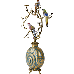 Бронзовый подсвечник Птичий рай Flora варинант исполнения - 4 | Loft Concept в Грозном