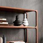 Стеллаж в гостиную для книг Moon Walnut Furniture варинант исполнения - 6 | Loft Concept в Грозном