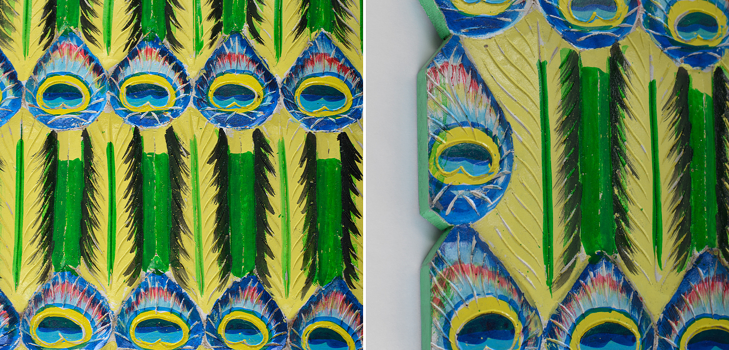 Панно Wooden Peacock Feathers Панно Wooden Peacock Feathers - Loft-Concept в Грозном