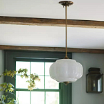 Подвесной светильник с абажуром из молочного стекла Vintage Charm варинант исполнения - 3 | Loft Concept в Грозном