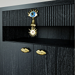 Комод Elsa Dreams Black Двухстворчатый  варинант исполнения - 4 | Loft Concept в Грозном