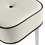 Квадратный мягкий пуф на белых ножках Winton Pouf Square варинант исполнения - 22 | Loft Concept в Грозном