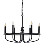 Люстра круглая с 6-ю лампами Kichler варинант исполнения - 1 | Loft Concept в Грозном