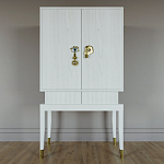 Кабинетный шкаф Elsa Dreams White с 2-мя ящиками варинант исполнения - 5 | Loft Concept в Грозном