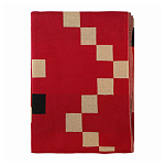 Плед хлопковый по мотивам башкирских орнаментов Ural and Siberian Patterns варинант исполнения - 5 | Loft Concept в Грозном