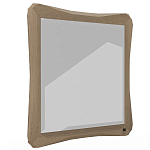 Зеркало квадратное c деревянной рамой из массива дуба Tasteful Furniture варинант исполнения - 1 | Loft Concept в Грозном