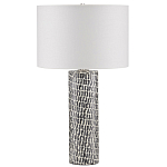 Настольная лампа с узором вдоль колоннообразного основания Scenic Surface варинант исполнения - 3 | Loft Concept в Грозном