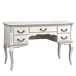 Стол рабочий белый из массива бука с 5-ю ящиками White Provence варинант исполнения - 1 | Loft Concept в Грозном