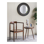 Зеркало круглое с текстурированным дизайном рамы Helios варинант исполнения - 5 | Loft Concept в Грозном