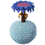 Статуэтка синий экзотический цветок Exotic Tropical Flower варинант исполнения - 1 | Loft Concept в Грозном