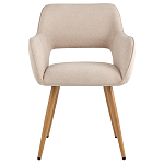 Стул в рогожке бежевого цвета NEASAN STOOL варинант исполнения - 2 | Loft Concept в Грозном