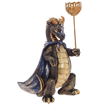 Подсвечник в виде дракона Dragon candlestick Gold Blue варинант исполнения - 1 | Loft Concept в Грозном