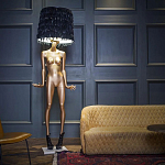 Лампа MANNEQUIN LAMP с абажуром модельный позинг варинант исполнения - 2 | Loft Concept в Грозном