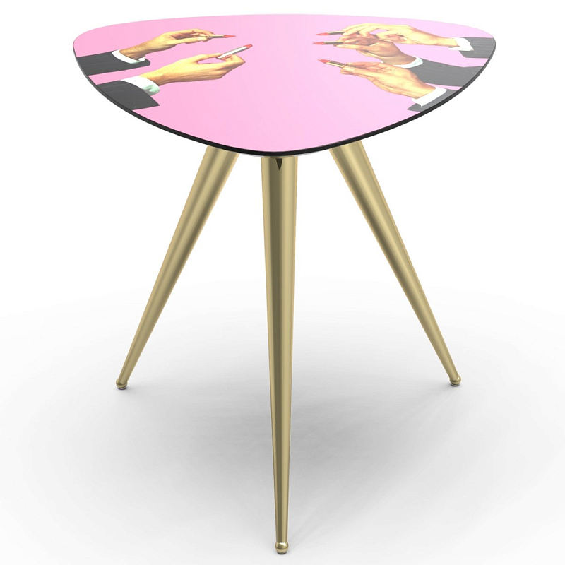 Журнальный стол Seletti Side Table Pink Lipsticks Розовый пастельный Латунь Журнальный стол Seletti Side Table Pink Lipsticks Розовый пастельный Латунь в Грозном | Loft Concept