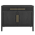 Буфет Primo с двумя ящиками и двумя фасадами Черный дуб варинант исполнения - 1 | Loft Concept в Грозном