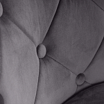 Стул в серой велюровой обивке Ward Grey Velour Chair варинант исполнения - 6 | Loft Concept в Грозном