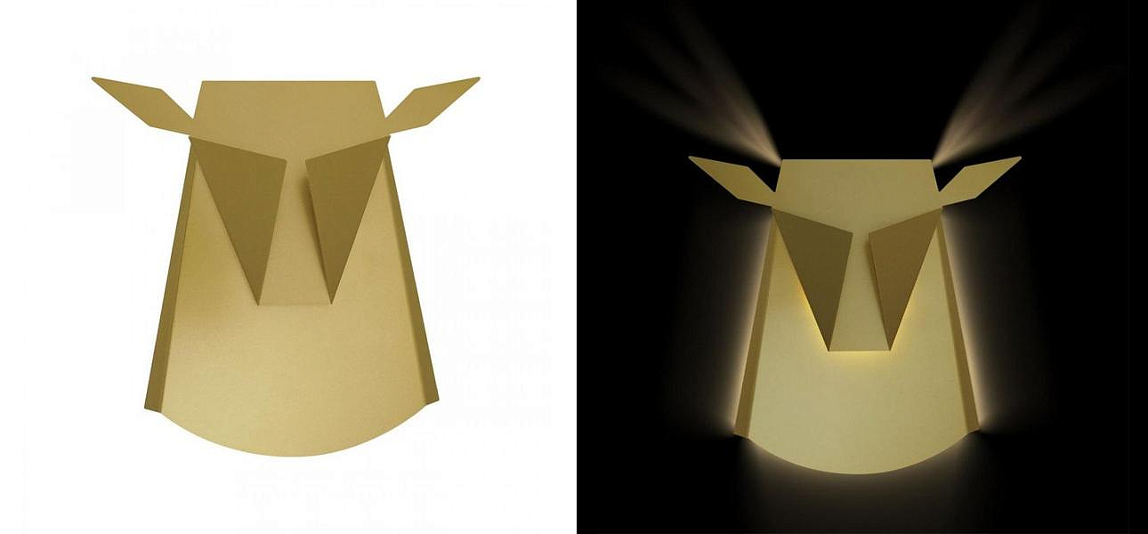 Бра Origami animals Deer Gold Бра Origami animals Deer Gold - Loft-Concept в Грозном