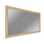 Зеркало прямоугольное с классической деревянной рамой Harper Line варинант исполнения - 2 | Loft Concept в Грозном