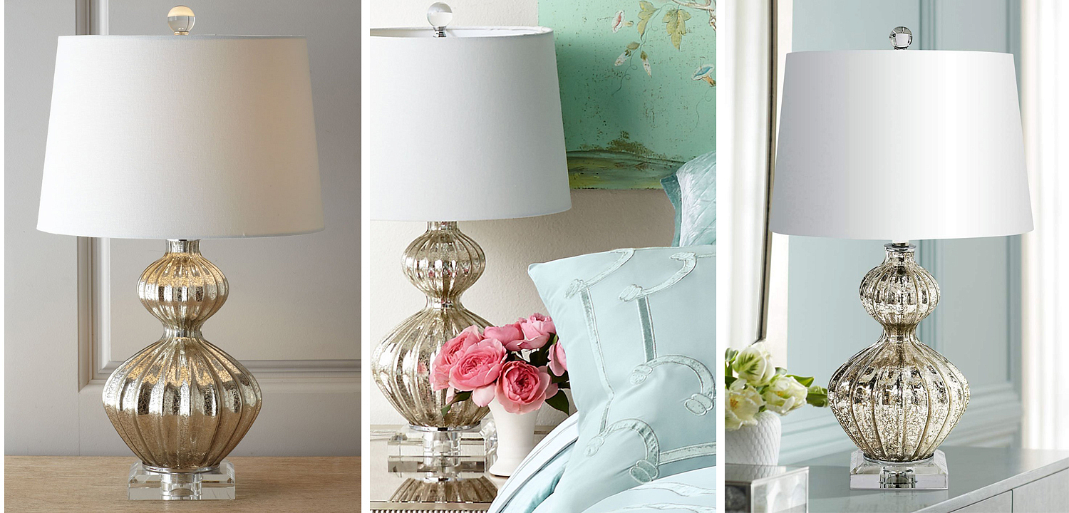 Настольная лампа Loraine Silver Table lamp Настольная лампа Loraine Silver Table lamp - Loft-Concept в Грозном