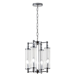 Люстра 4-мя прозрачными цилиндрическими плафонами Jeanette варинант исполнения - 3 | Loft Concept в Грозном