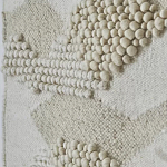 Панно из шерсти и хлопка с узором Beige Calista Serene варинант исполнения - 7 | Loft Concept в Грозном