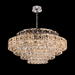 Люстра хрустальная в неоклассическом стиле на серебристом каркасе Majesty варинант исполнения - 5 | Loft Concept в Грозном