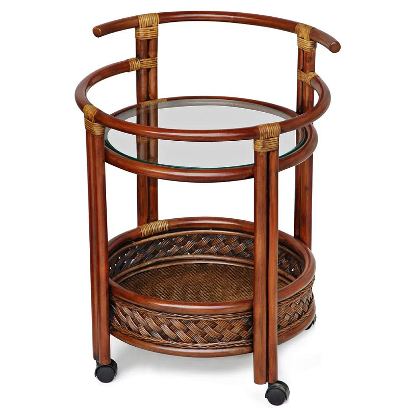 Барный столик Rattan Roller Орех в Грозном | Loft Concept 