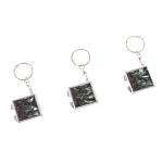 Зеркало брелок складное двухстороннее из натурального камня Серафинит Stone Mirrors варинант исполнения - 8 | Loft Concept в Грозном