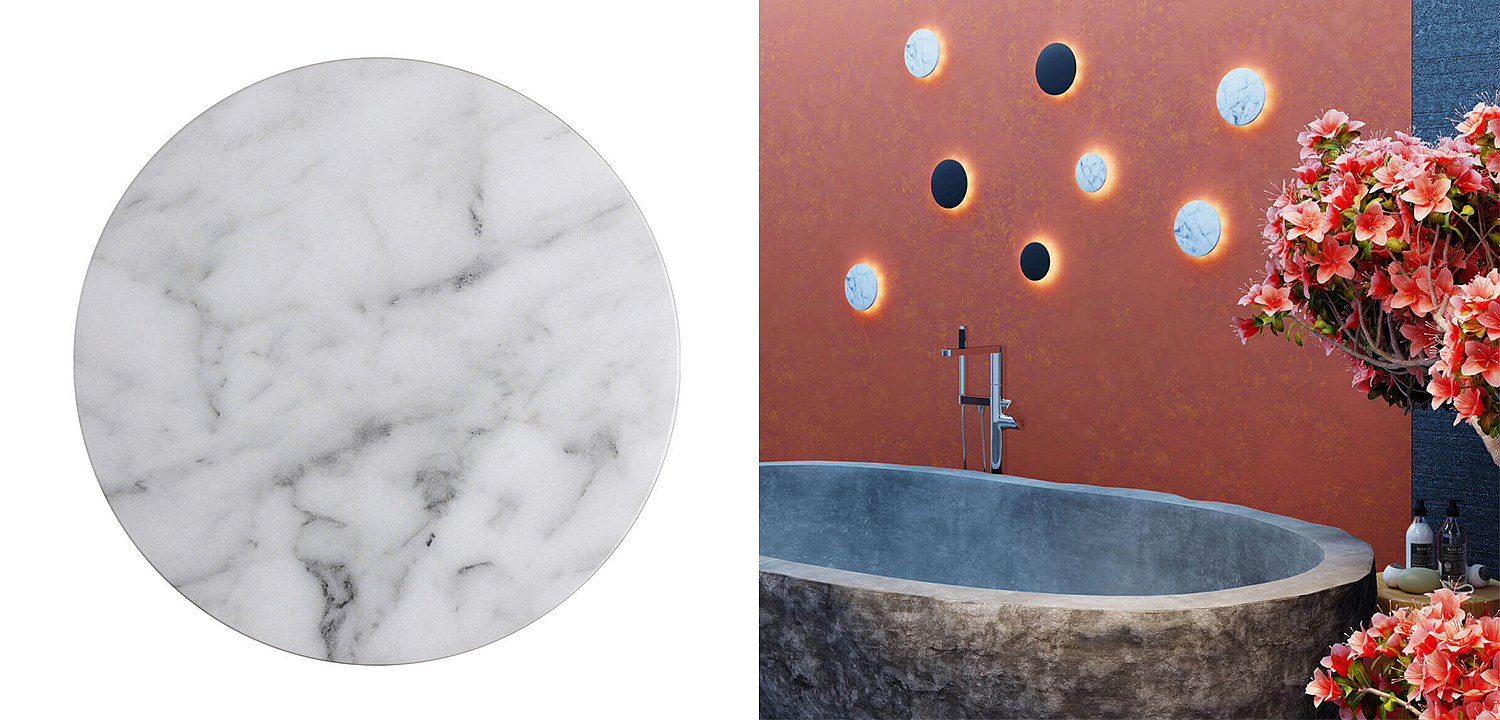 Бра Disco Piatto Marble Sconce - Loft-Concept в Грозном