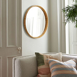 Зеркало круглое в раме из ротанга Wickerwork варинант исполнения - 6 | Loft Concept в Грозном