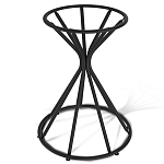 Стол обеденный с круглой керамической столешницей песчаного цвета Sand Ceramics варинант исполнения - 5 | Loft Concept в Грозном