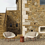 Дизайнерское уличное кресло с веревочной спинкой PETALO Armchair варинант исполнения - 5 | Loft Concept в Грозном