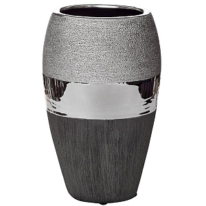 Ваза Maelis black and silver