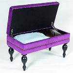 Мягкая банкетка с зоной для хранения Casket Violet варинант исполнения - 4 | Loft Concept в Грозном