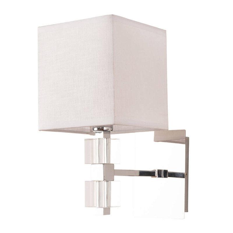 Бра Tradonico Sconces Chromium Хром Белый Прозрачный Бра Tradonico Sconces Chromium Хром Белый Прозрачный в Грозном | Loft Concept